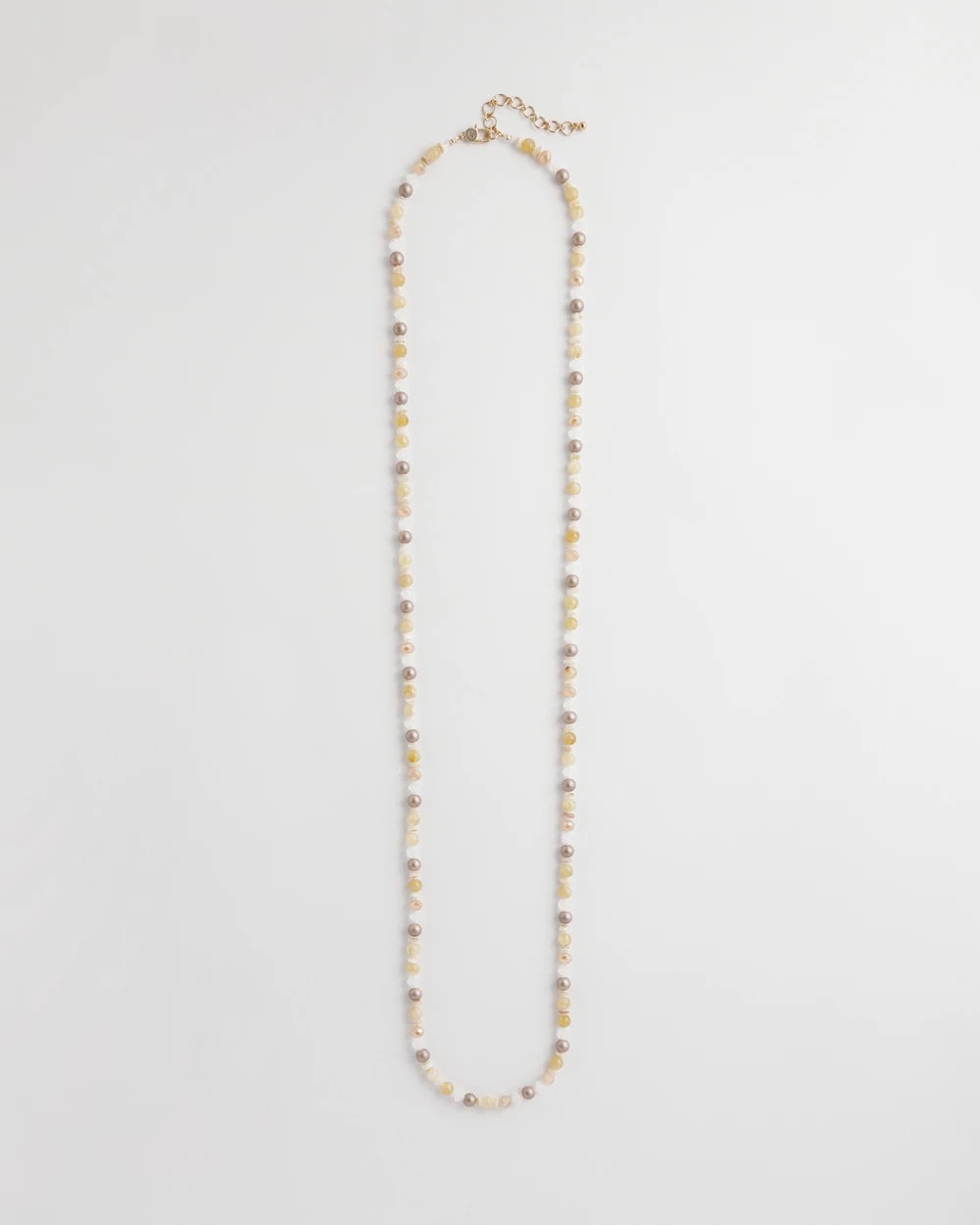 Neutral Neutral Long Layering Necklace
