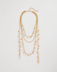 Pink Pink Multi-Layer Necklace