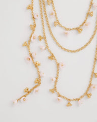 Pink Pink Multi-Layer Necklace