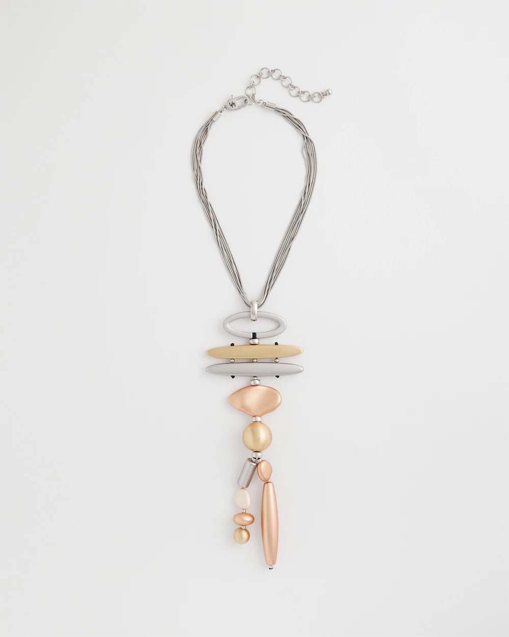 Mixed Metals Mixed Metal Linear Necklace
