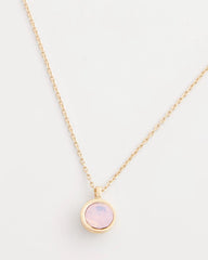 Pink Pink Fine Single Strand Necklace