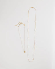 Pearl Convertible Faux Pearl Necklace