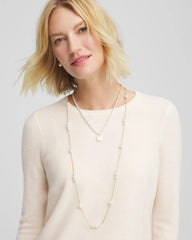 Pearl Convertible Faux Pearl Necklace