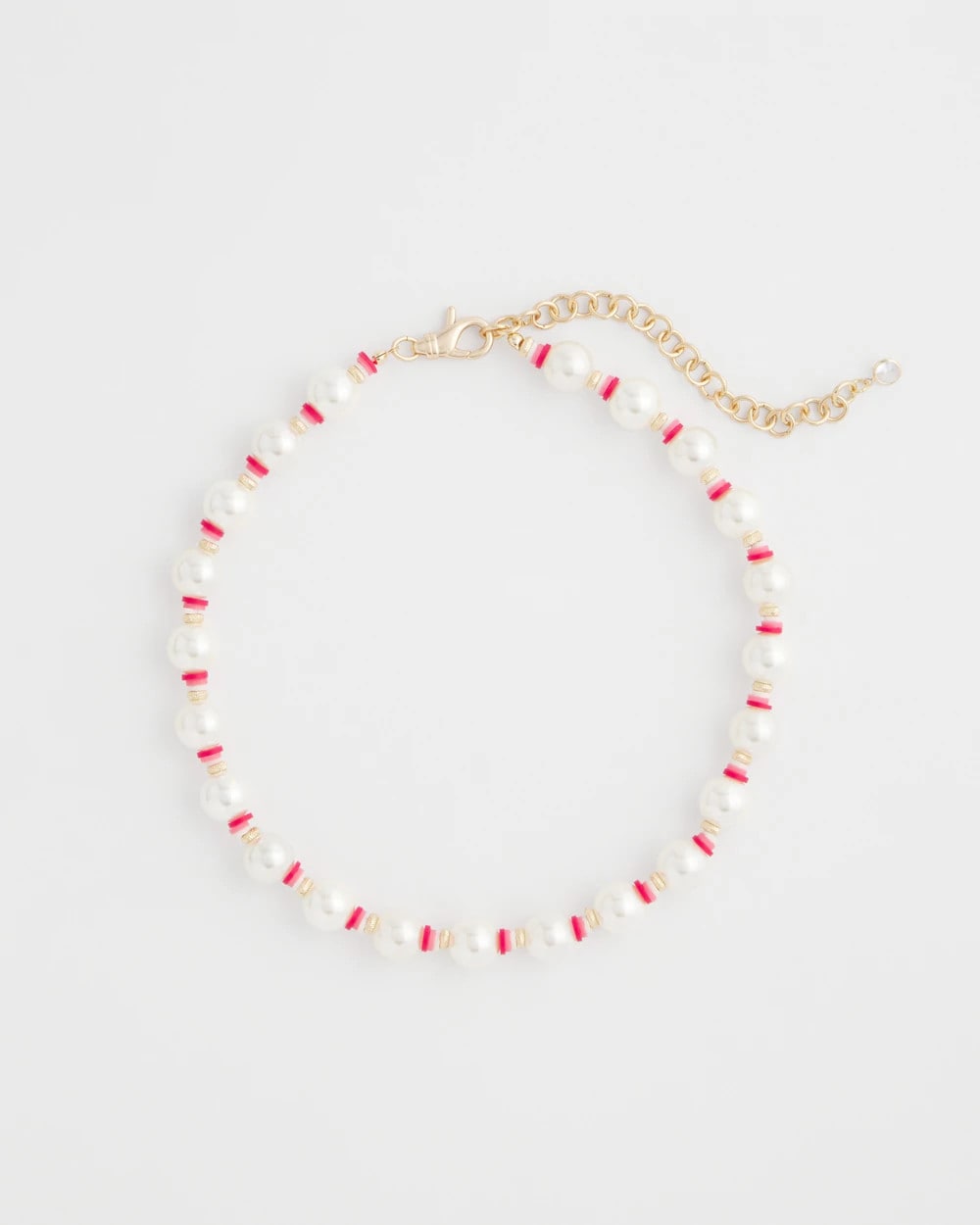 Pink Short Pearl Pink Necklace