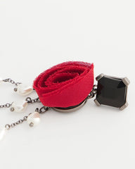 Red Red Rose Drop Earrings