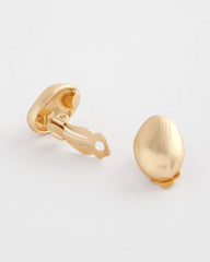 Gold No Droop™ Gold Stud Clip-On Earrings