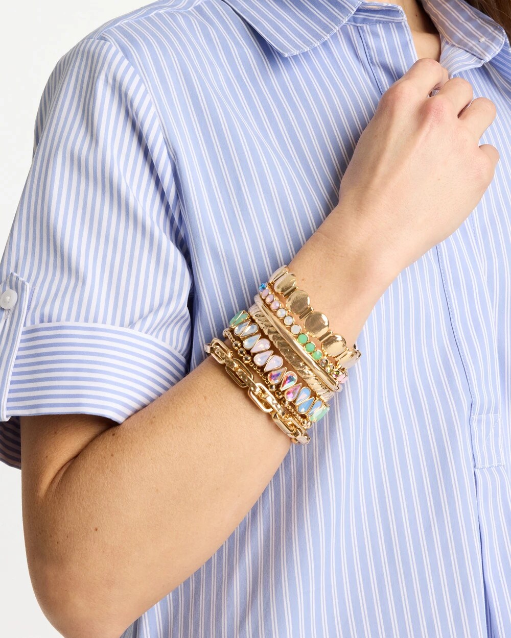 Multi Teardrop Tennis Bracelet